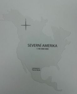 Obrysová mapa - Severní Amerika