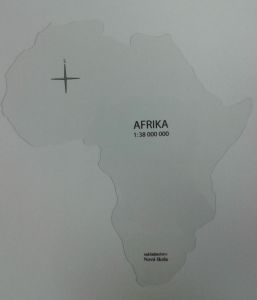 Obrysová mapa - Afrika