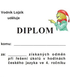 Vložená karta - Diplom - Český jazyk 4 – učebnice, původní řada