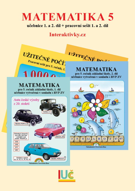 IUČ Matematika 5 (UČ + PS) 1. a 2. díl s robotem Emilem