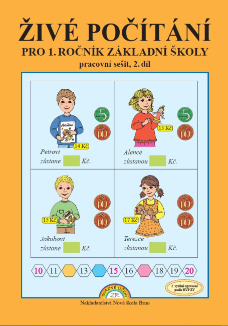 Živé počítání 2. díl – pracovní sešit k učebnici Matematika 1 (2. vydání)